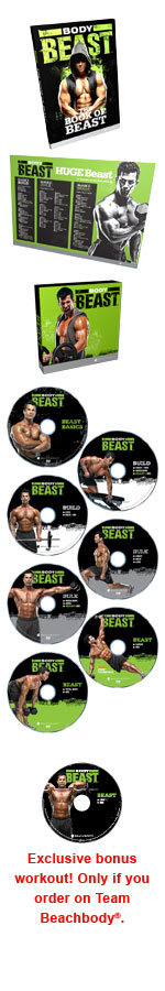 Beachbody Body Beast Tempo Bonus Strength Workout DVD: CHEST TRIS BACK BIS  Rare 